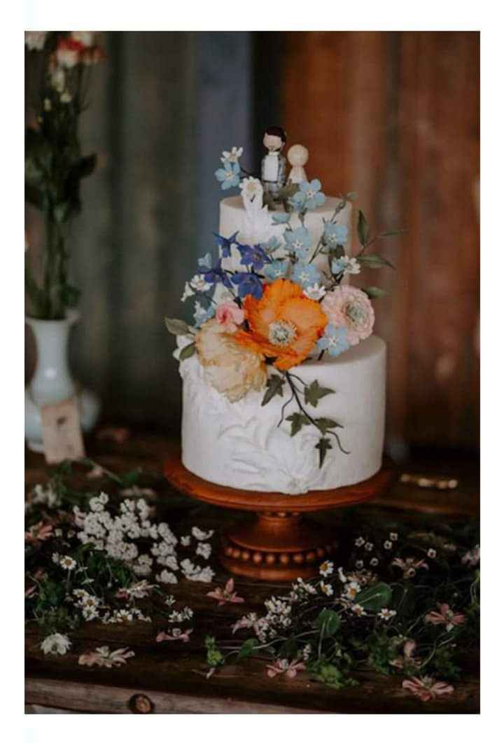 Pasteles con decorados florales 🌸🌺🌹 - 20