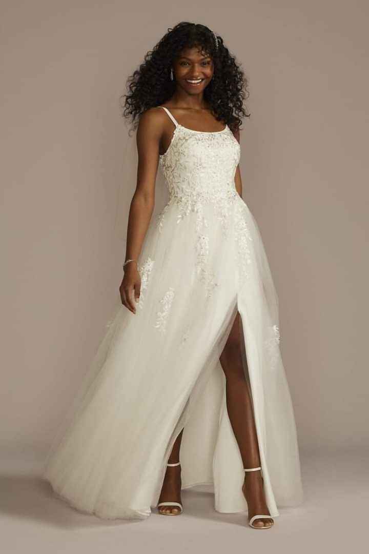 Algunos vestidos de la colección David 's Bridal - 1