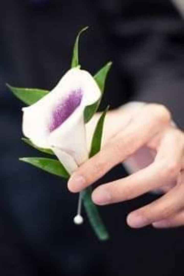 Boutonniere con alcatraz - 2