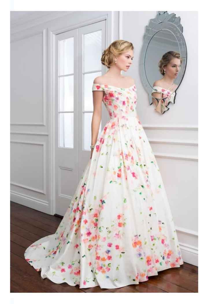Vestidos de novia con motivos florales 🌺🌸🌹 - 3
