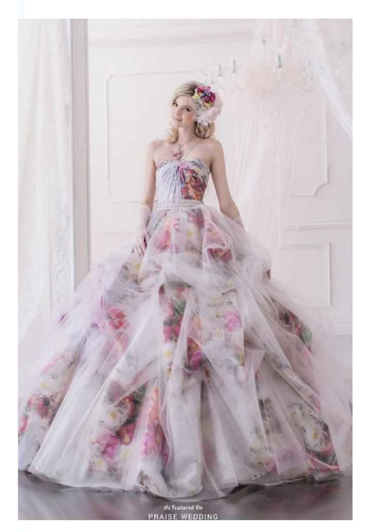 Vestidos de novia con motivos florales 🌺🌸🌹 - 5