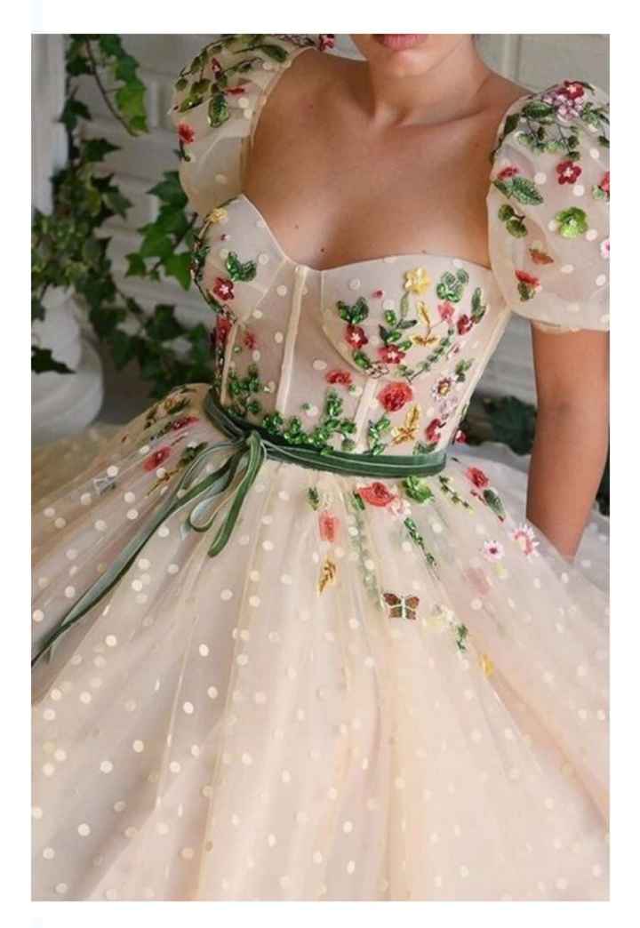 Vestidos de novia con motivos florales 🌺🌸🌹 - 6