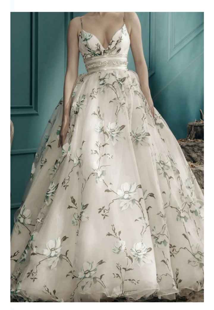 Vestidos de novia con motivos florales 🌺🌸🌹 - 7