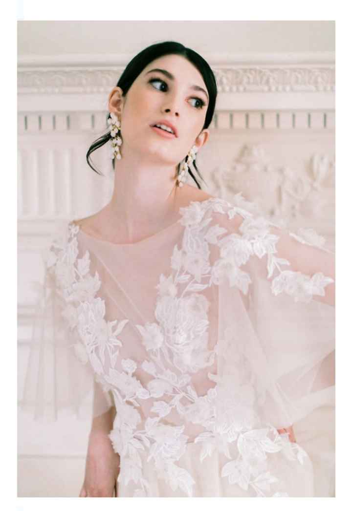 Vestidos de novia con motivos florales 🌺🌸🌹 - 10