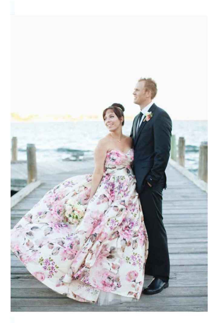 Vestidos de novia con motivos florales 🌺🌸🌹 - 13