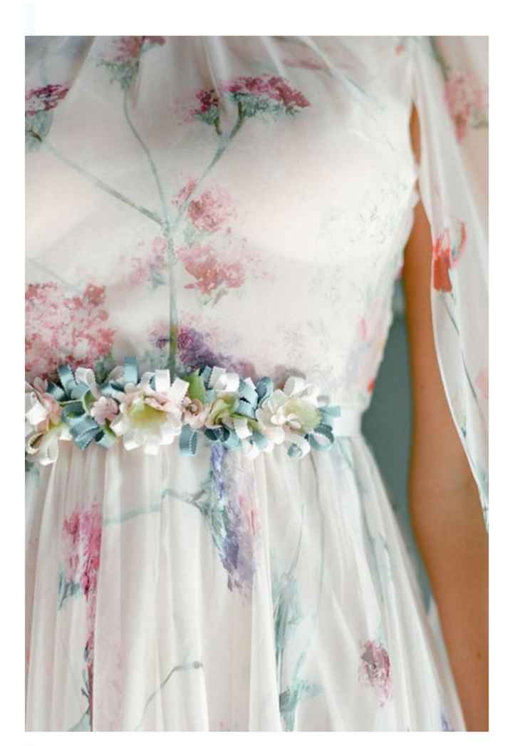 Vestidos de novia con motivos florales 🌺🌸🌹 - 14