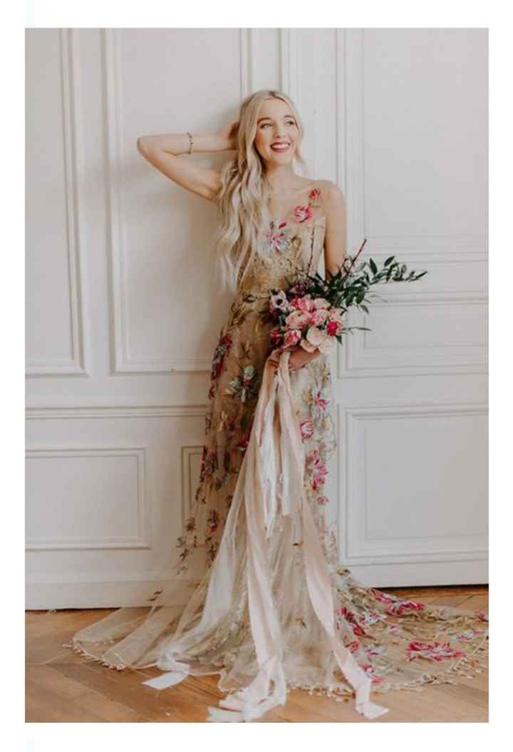 Vestidos de novia con motivos florales 🌺🌸🌹 - 19