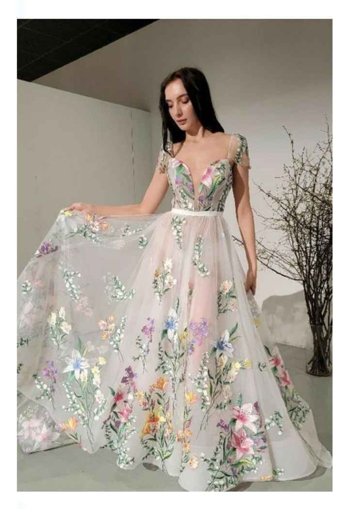 Vestidos de novia con motivos florales 🌺🌸🌹 - 22