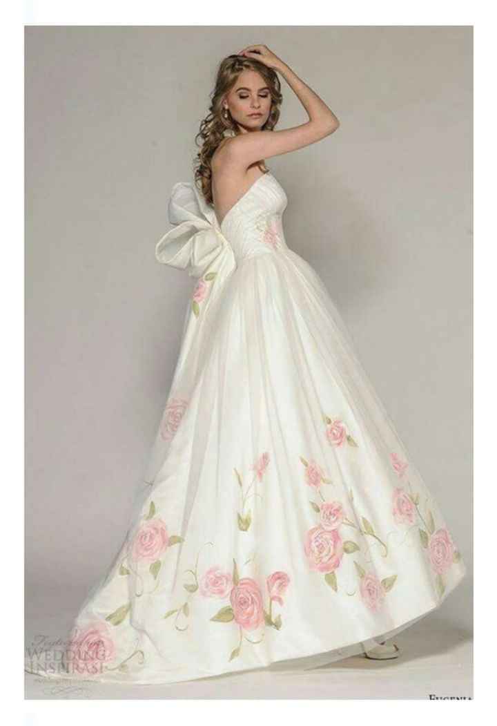 Vestidos de novia con motivos florales 🌺🌸🌹 - 23