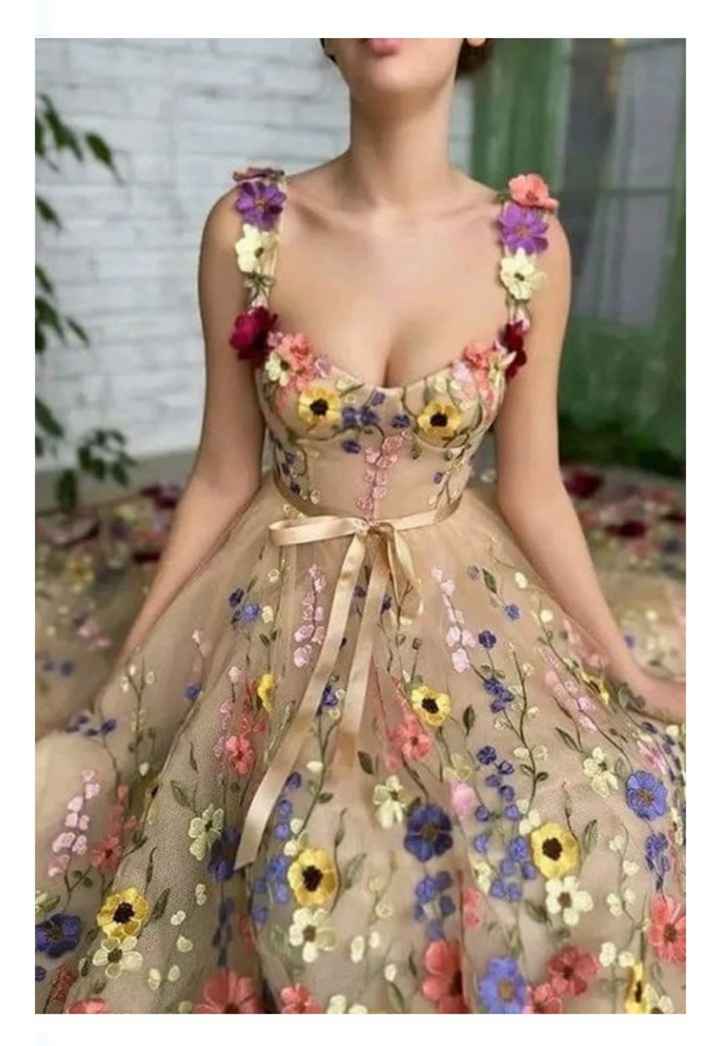 Vestidos de novia con motivos florales 🌺🌸🌹 - 26