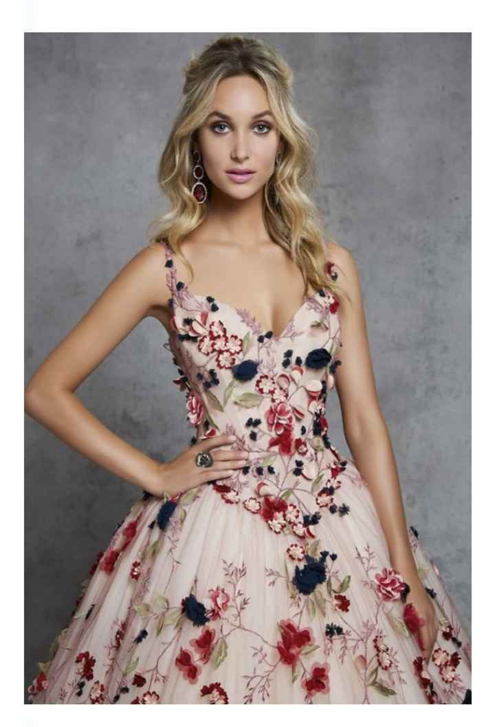 Vestidos de novia con motivos florales 🌺🌸🌹 - 28
