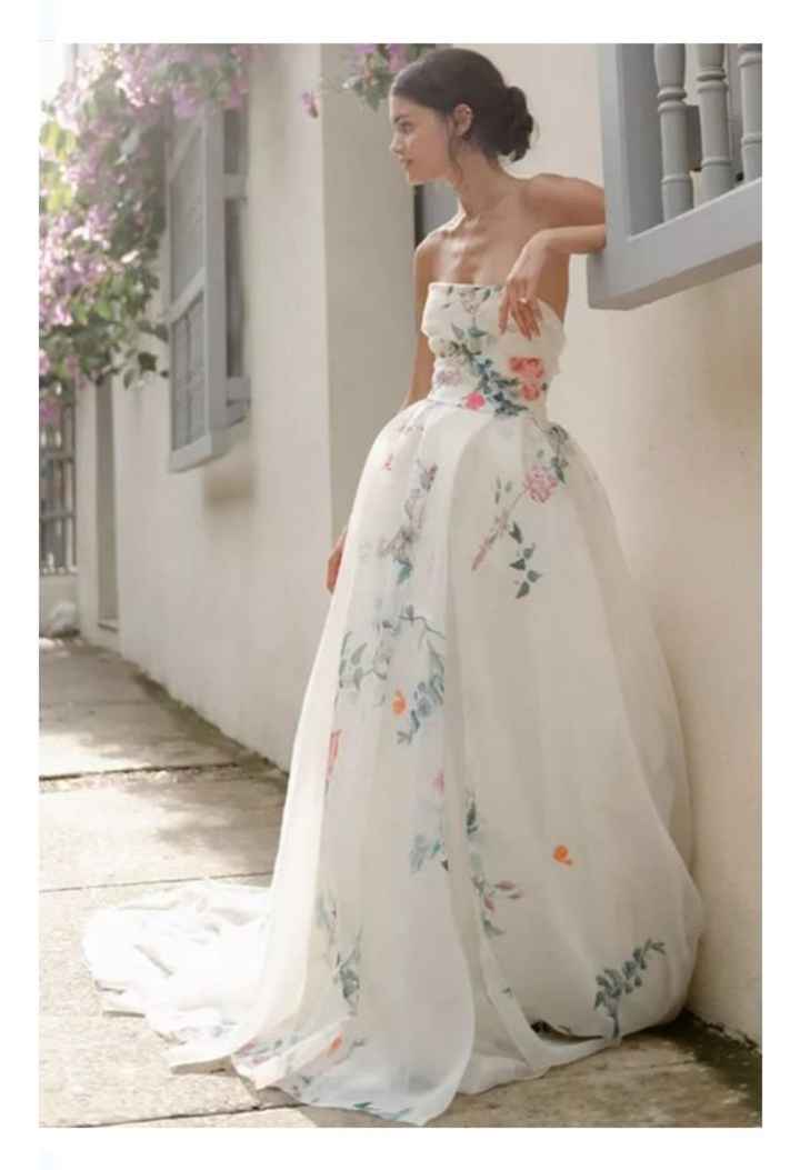 Vestidos de novia con motivos florales 🌺🌸🌹 - 33