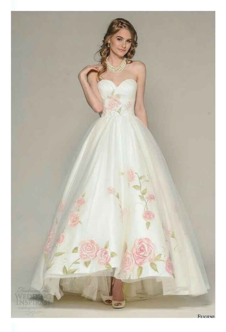 Vestidos de novia con motivos florales 🌺🌸🌹 - 34