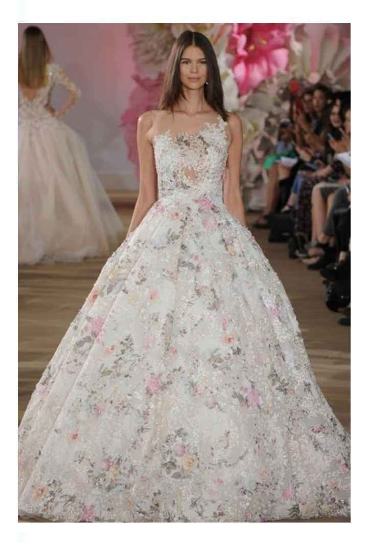 Vestidos de novia con motivos florales 🌺🌸🌹 - 51