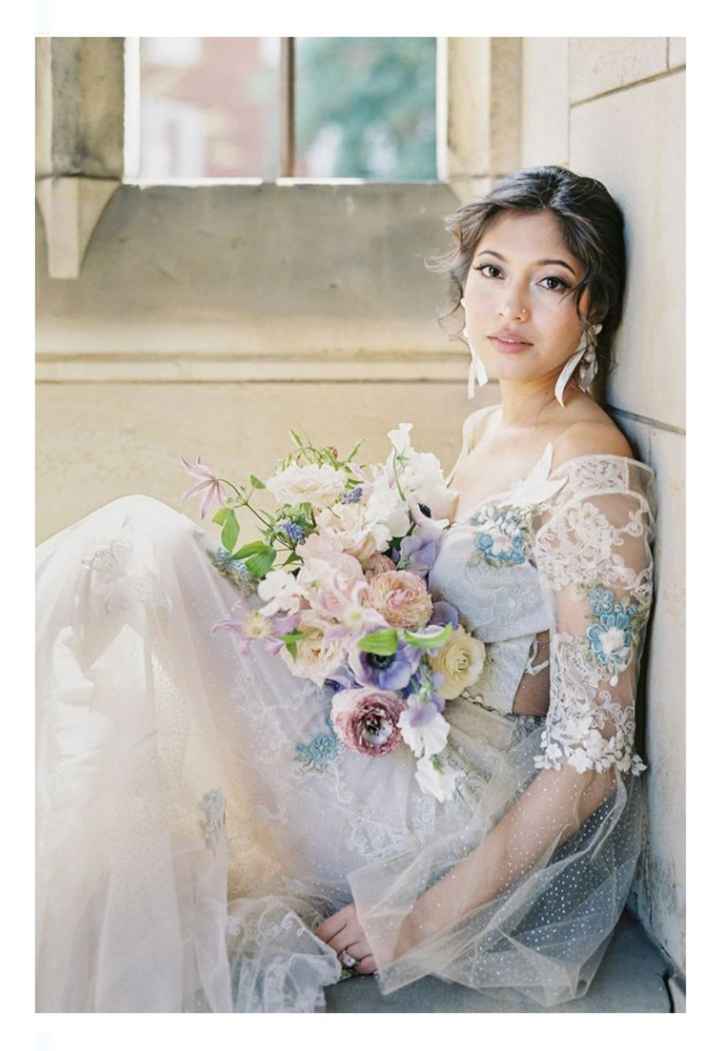 Vestidos de novia con motivos florales 🌺🌸🌹 - 53
