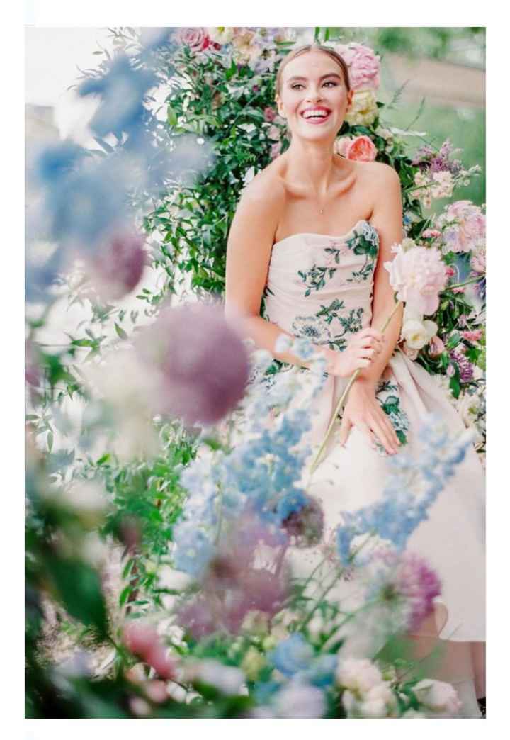 Vestidos de novia con motivos florales 🌺🌸🌹 - 59