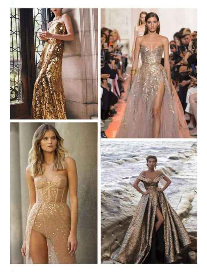 Vestidos de novia metálicos - 3