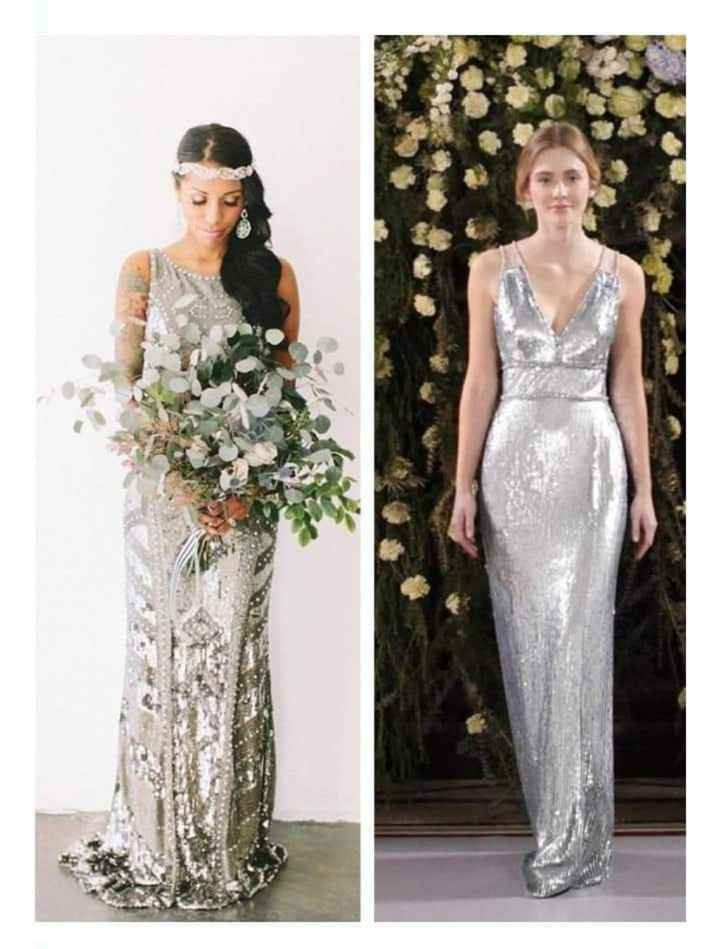 Vestidos de novia metálicos - 7