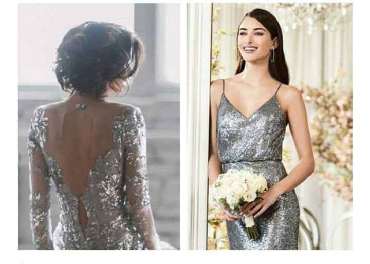 Vestidos de novia metálicos - 8