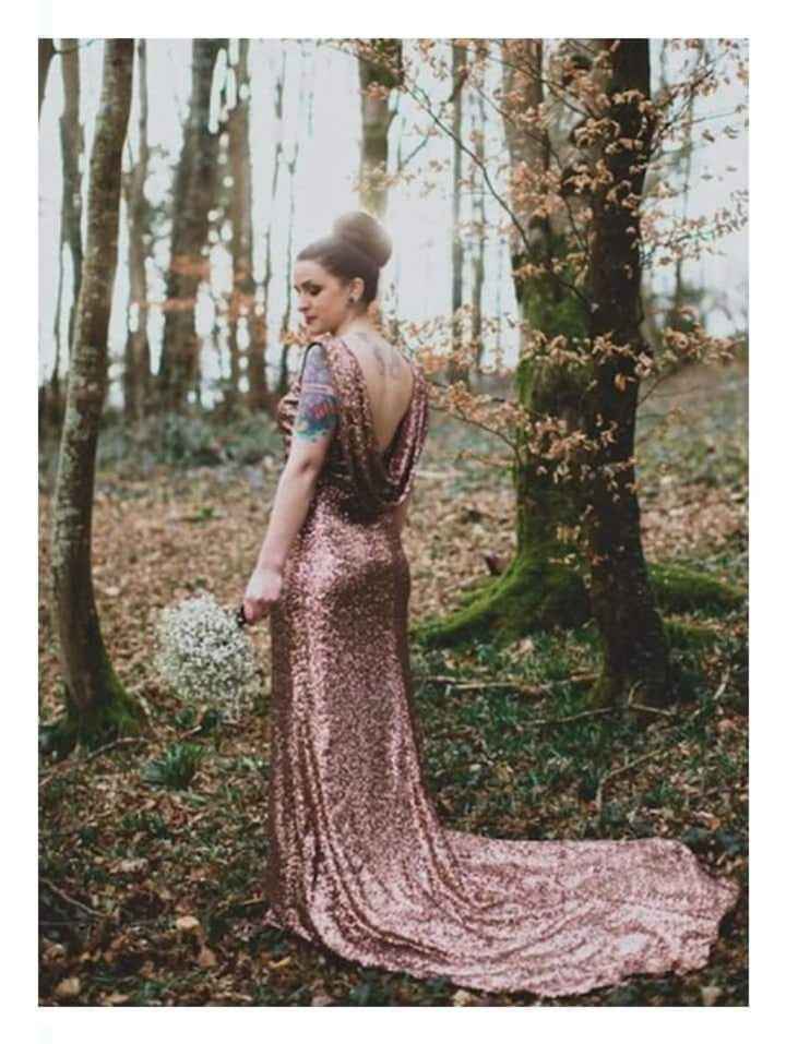 Vestidos de novia metálicos - 12
