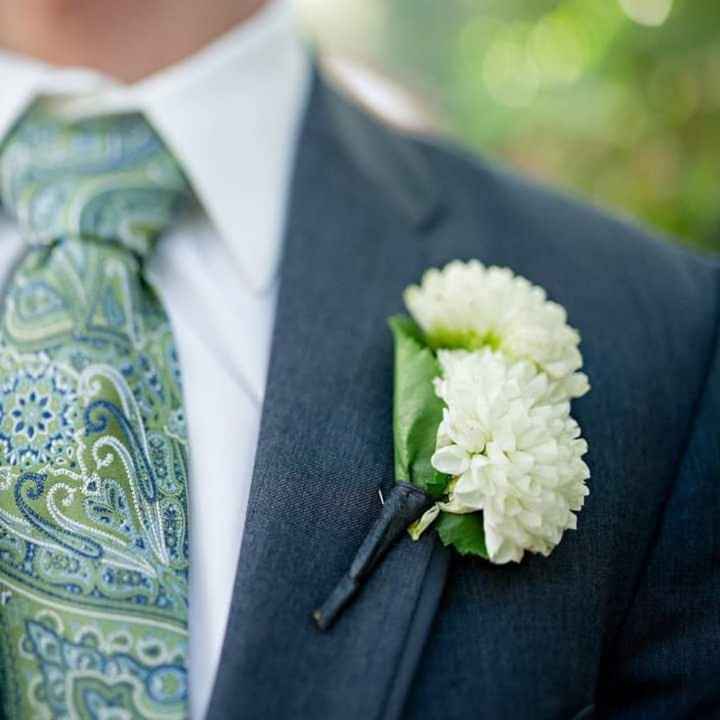 Boutonniere con dalias - 1