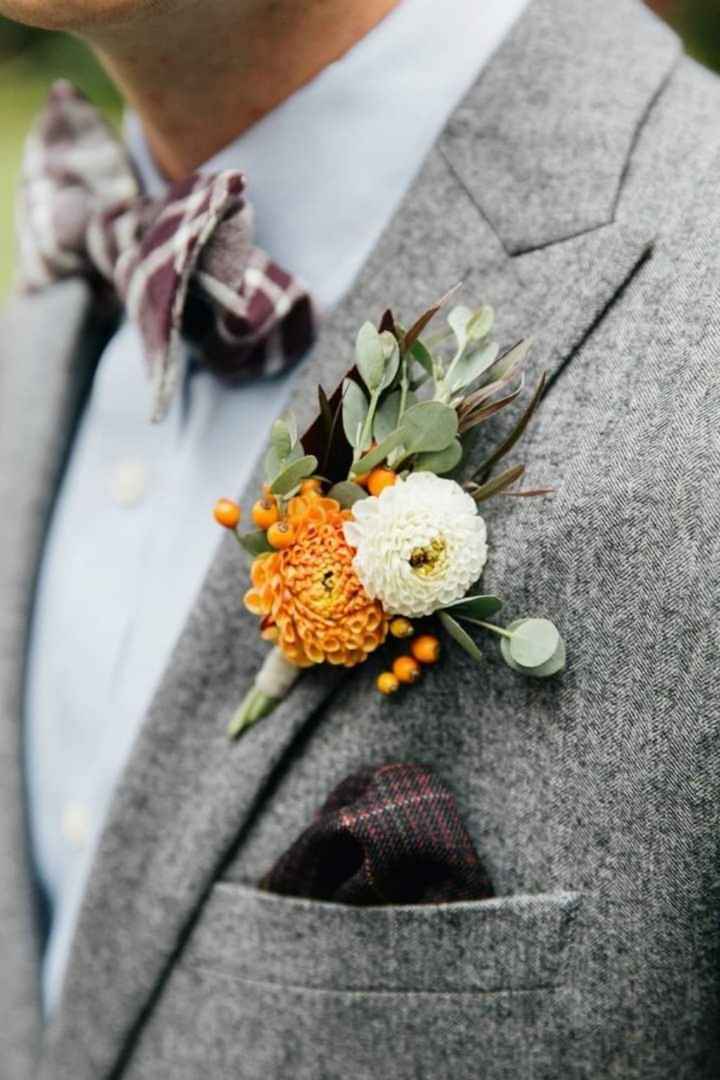 Boutonniere con dalias - 2