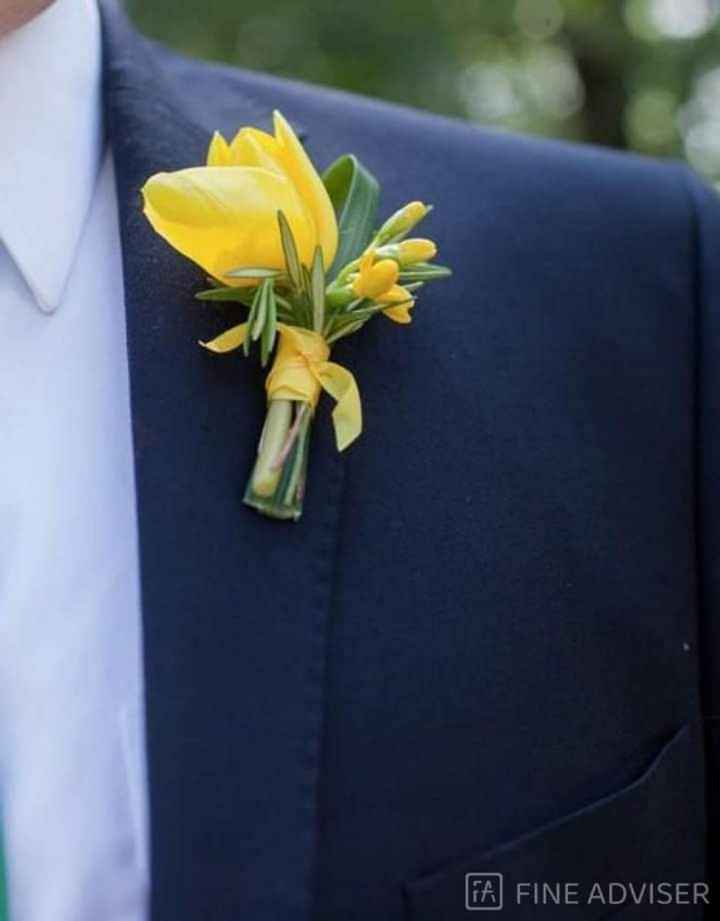 Boutonniere con tulipán - 1
