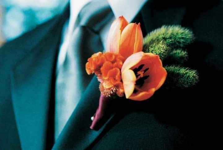 Boutonniere con tulipán - 3