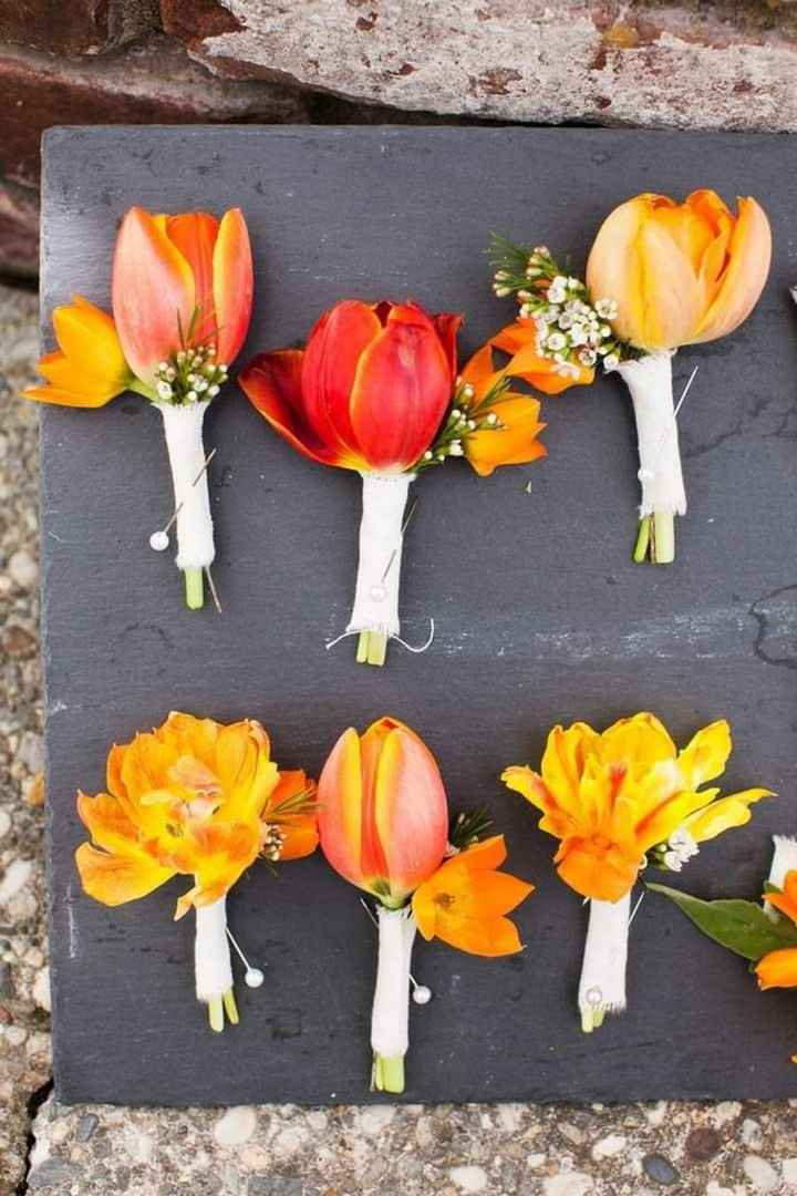 Boutonniere con tulipán - 4