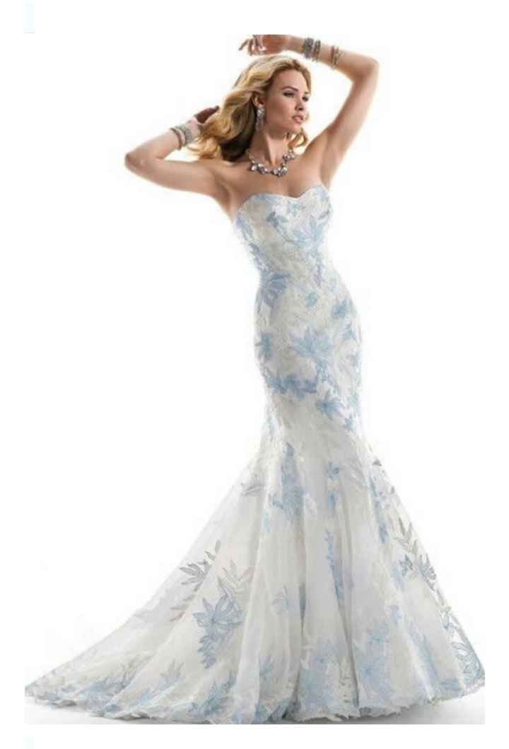 Vestidos de novia en color azul 💙 - 4