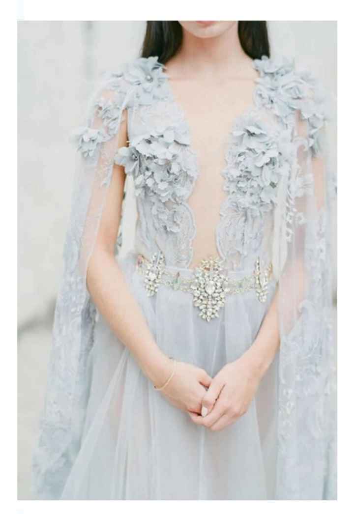 Vestidos de novia en color azul 💙 - 5