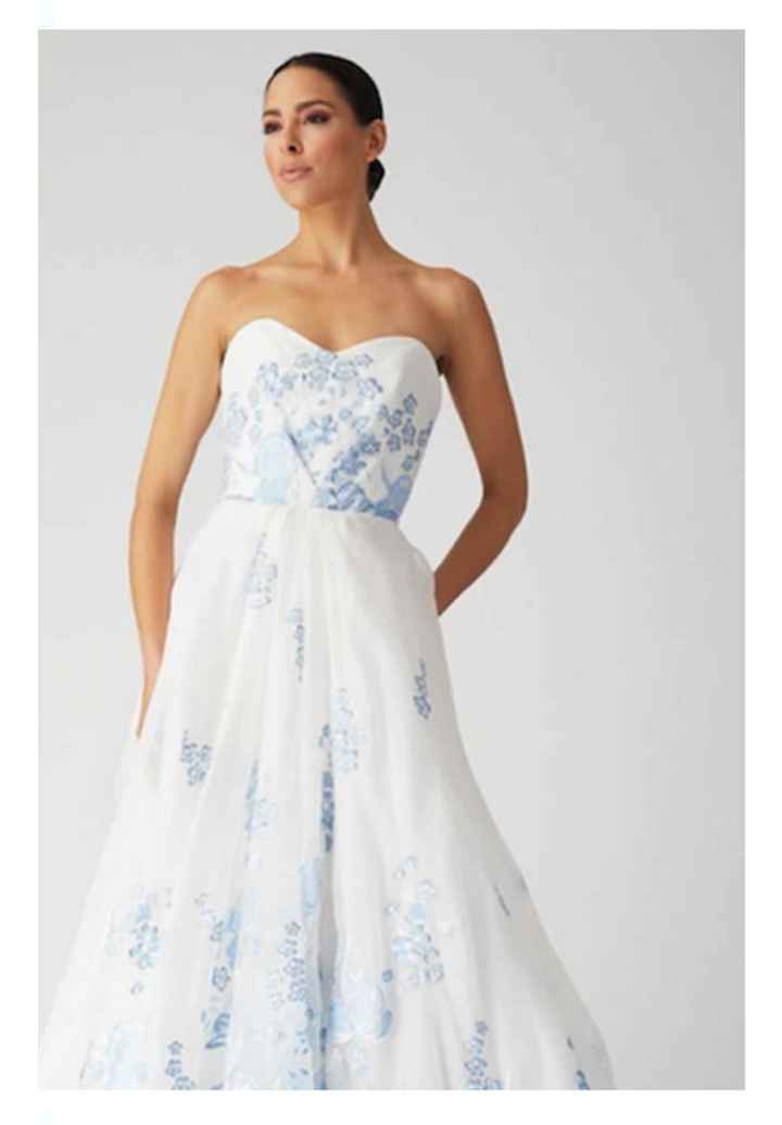Vestidos de novia en color azul 💙 - 9
