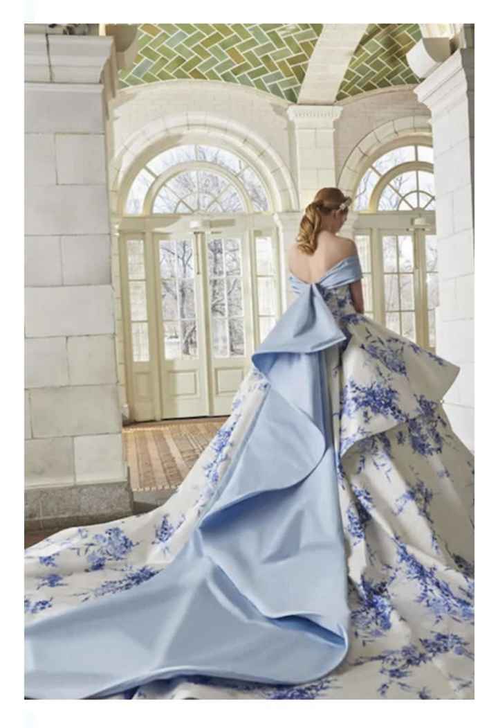 Vestidos de novia en color azul 💙 - 14