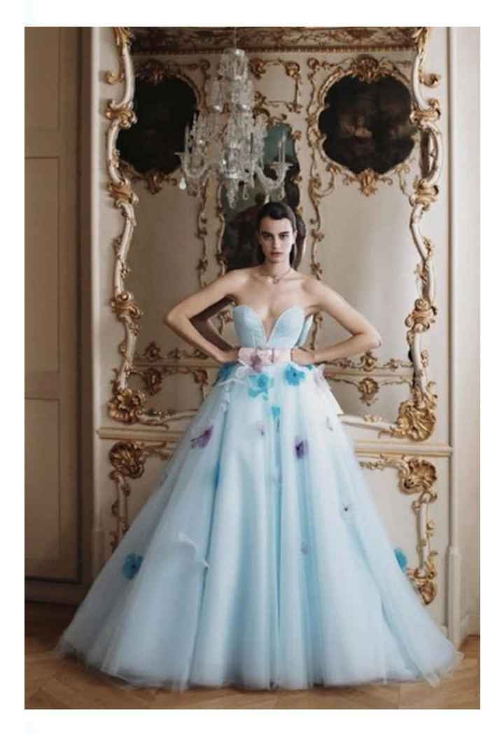Vestidos de novia en color azul 💙 - 18