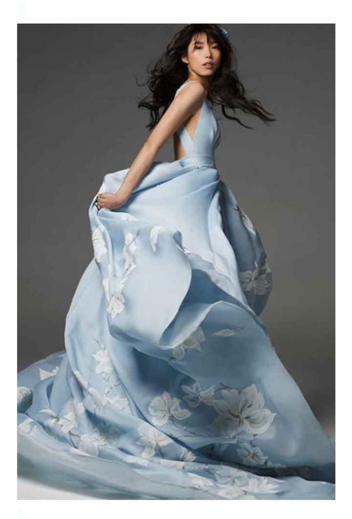 Vestidos de novia en color azul 💙 - 20