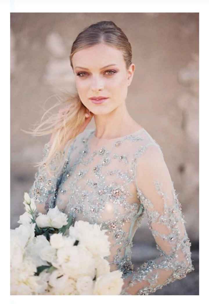 Vestidos de novia en color azul 💙 - 24