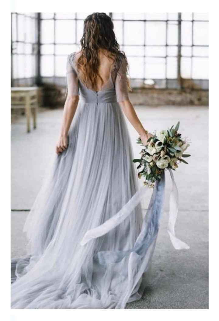 Vestidos de novia en color azul 💙 - 25