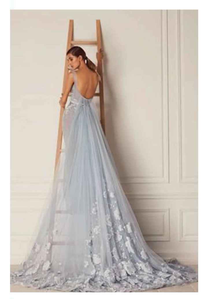 Vestidos de novia en color azul 💙 - 26