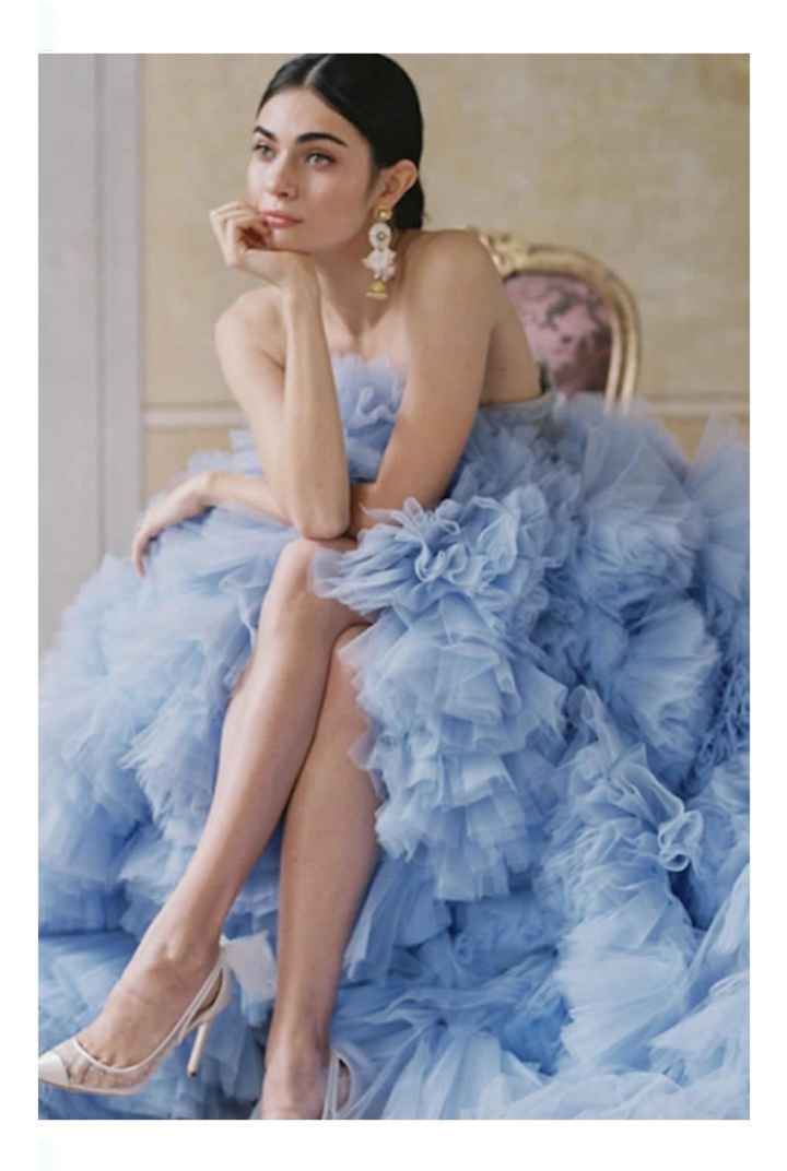 Vestidos de novia en color azul 💙 - 29