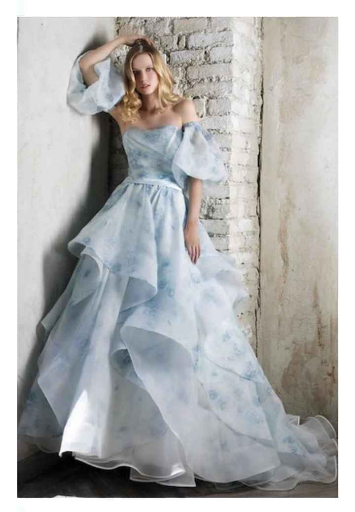 Vestidos de novia en color azul 💙 - 32