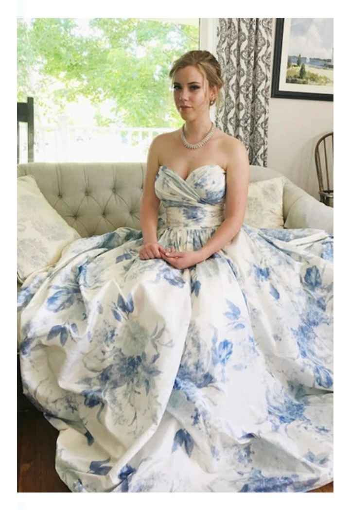 Vestidos de novia en color azul 💙 - 33