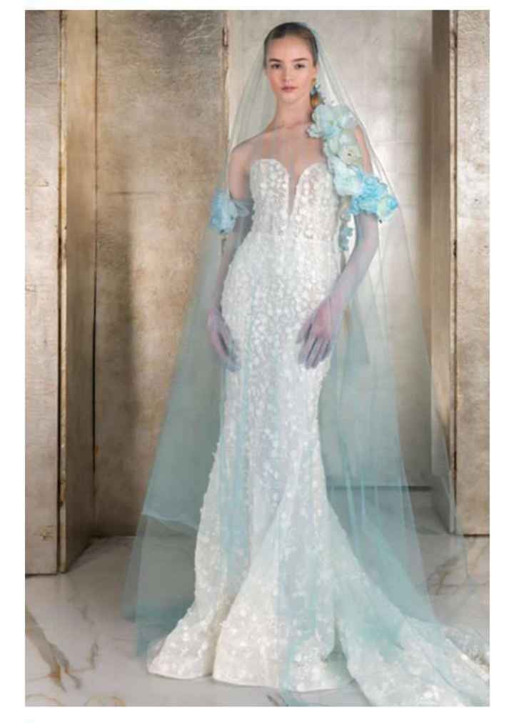 Vestidos de novia en color azul 💙 - 35