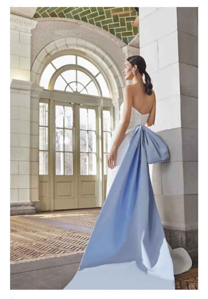 Vestidos de novia en color azul 💙 - 36
