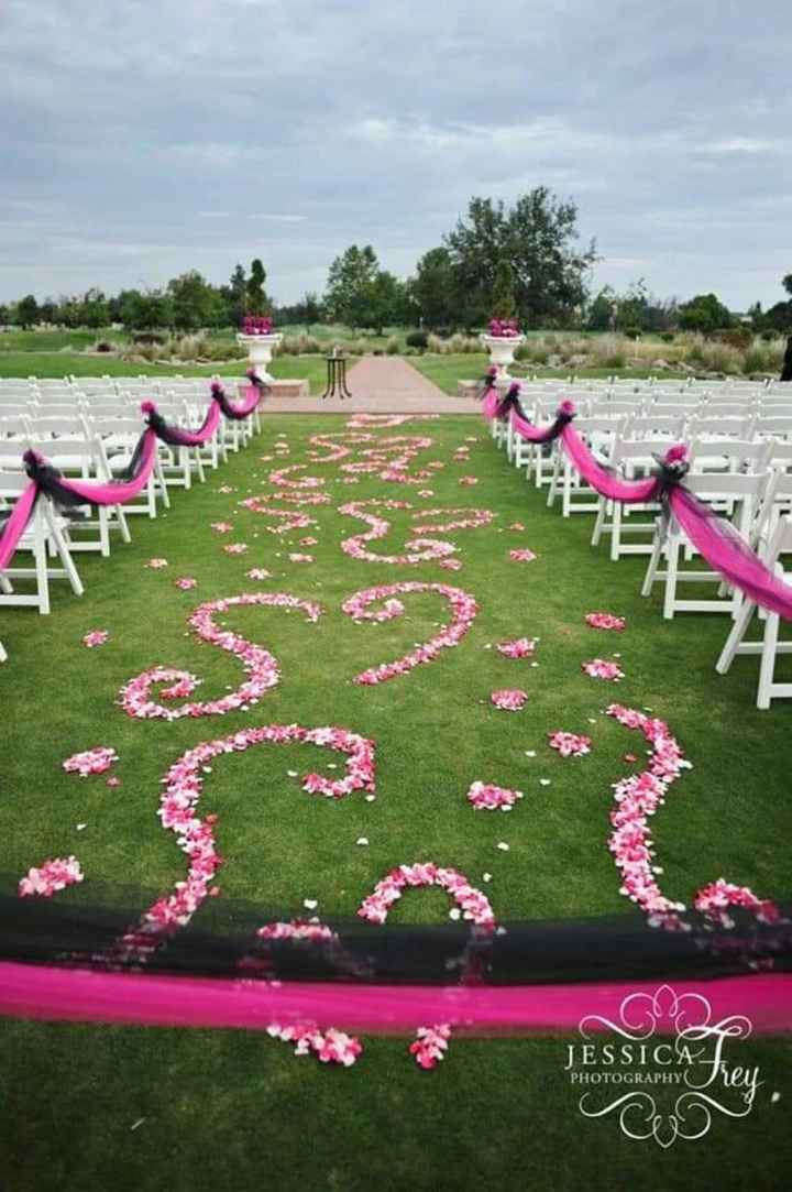 Tu boda con rayas y color fucsia - 4