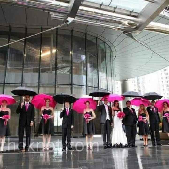 Tu boda con rayas y color fucsia - 6
