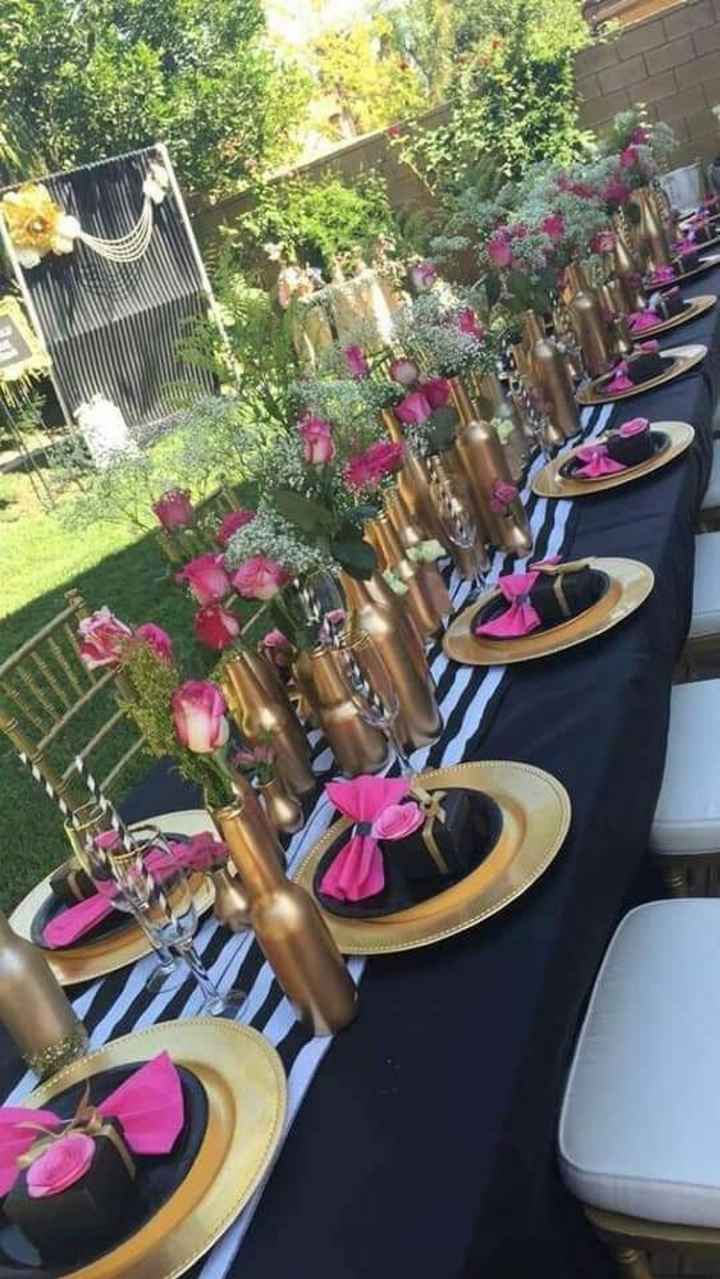 Tu boda con rayas y color fucsia - 8