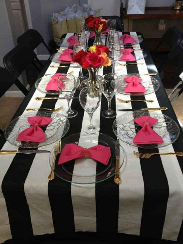 Tu boda con rayas y color fucsia - 16