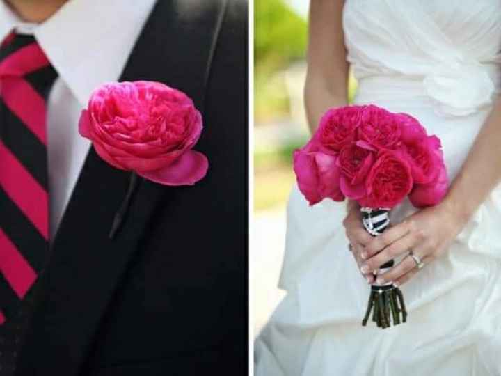 Tu boda con rayas y color fucsia - 22