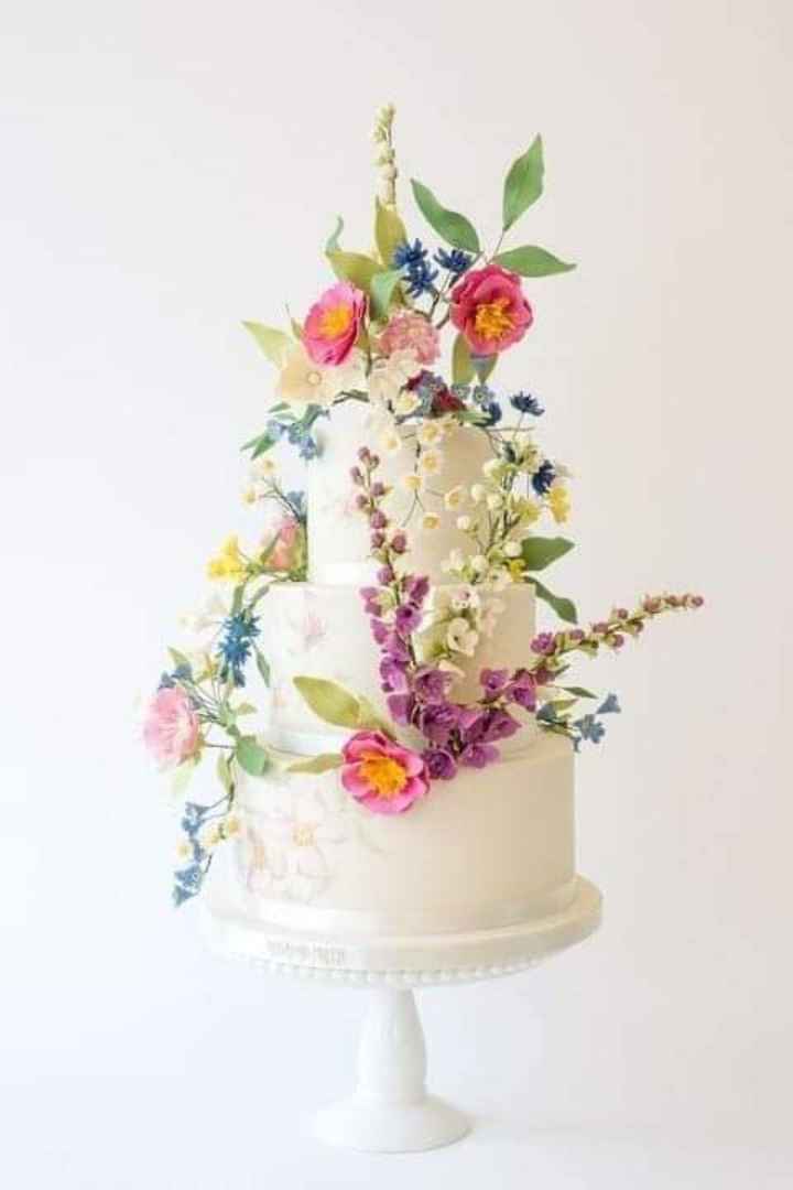Pasteles con flores plantadas - 2