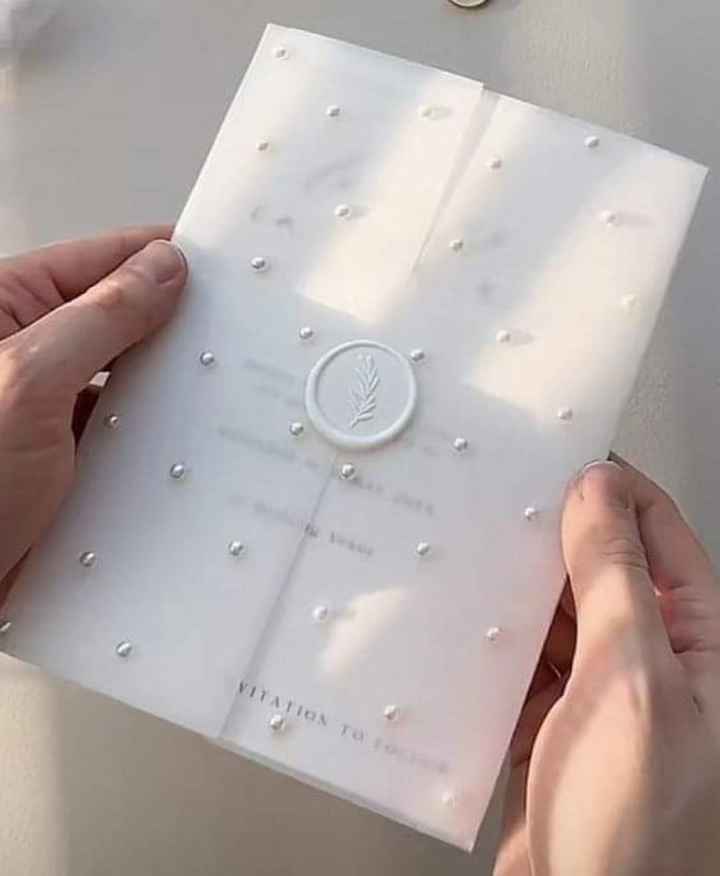 Invitaciones con perlas🦪 - 2